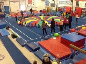 gymnastics party