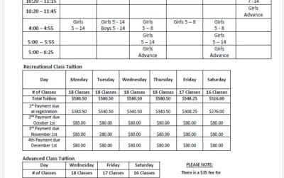 2025 Fall Session Begins September 8